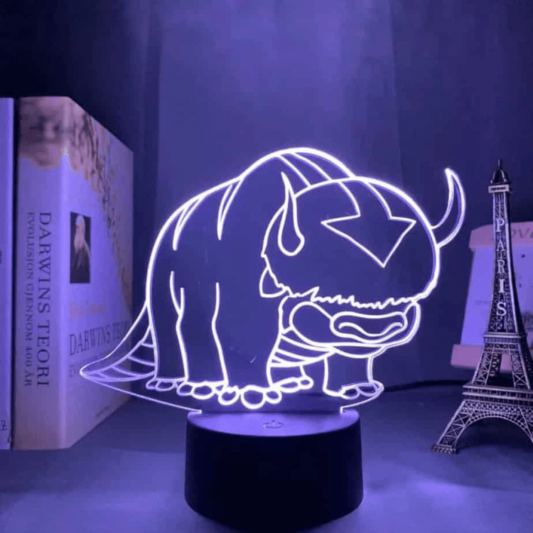 אווטאר - מנורת לד אפה (משנה צבעים + שלט רחוק)